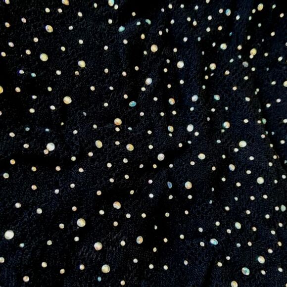 Bundle of Two - Sheer Teddy & Black Rhinestone Minidress NWOT - Picture 6 of 9